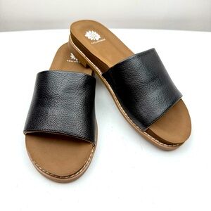NEW Yellow Box Women’s Kalo Slide Sandal in Black Size 6.5